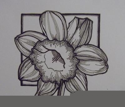 B/W Flower Series 3