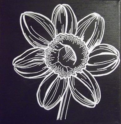B/W Flower Series 2