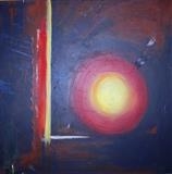 African Sun 2 by Wilma Seston, Painting, Mixed Media on Canvas