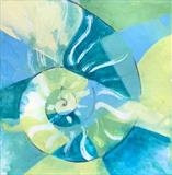 Ammonite Calm by Wilma, Painting, Watercolour on Paper