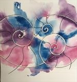 Looking up by Wilma, Painting, Watercolour on Paper