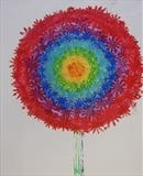 Rainbow Flower Series 3 by Wilma Seston, Artist Print, Hand Print