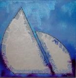 Sea & Sail 2 by Wilma, Painting, Acrylic and Ink on canvas