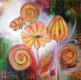 Structures of Nature by Wilma Seston, Painting, Acrylic on canvas